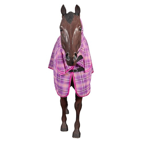 Kool Master PVC Shade Mesh Horse Rug Combo - Pink & Purple