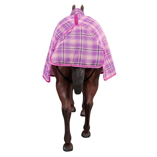 Kool Master PVC Shade Mesh Horse Rug Combo - Pink & Purple