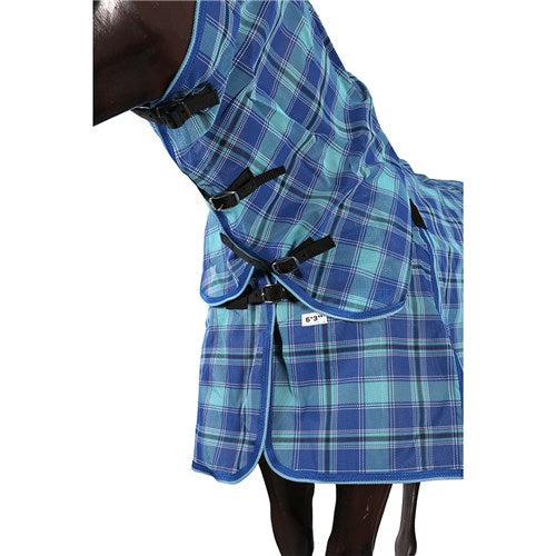 Kool Master PVC Shade Mesh Horse Rug Combo - Blue