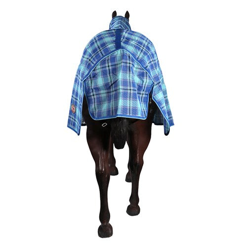Kool Master PVC Shade Mesh Horse Rug Combo - Blue