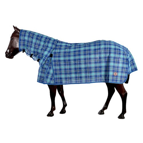 Kool Master PVC Shade Mesh Horse Rug Combo - Blue