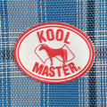 Kool Master PVC Shade Mesh Horse Rug Combo Long Drop - Blue