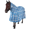 Kool Master PVC Shade Mesh Horse Rug Combo Long Drop - Blue