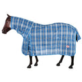 Kool Master PVC Shade Mesh Horse Rug Combo Long Drop - Blue