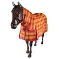 Kool Master PVC Shade Mesh Horse Rug Combo - Red & Amber