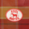 Kool Master PVC Shade Mesh Horse Rug Combo - Red & Amber