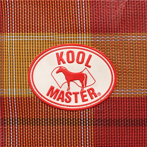 Kool Master PVC Shade Mesh Horse Rug Combo - Red & Amber