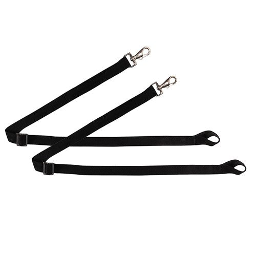Nylon Rug Leg Straps Black 125cm