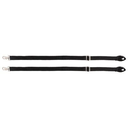 Nylon Rug Leg Straps Black 125cm
