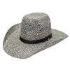 Resistol Hooey Del Rio Straw Black/White