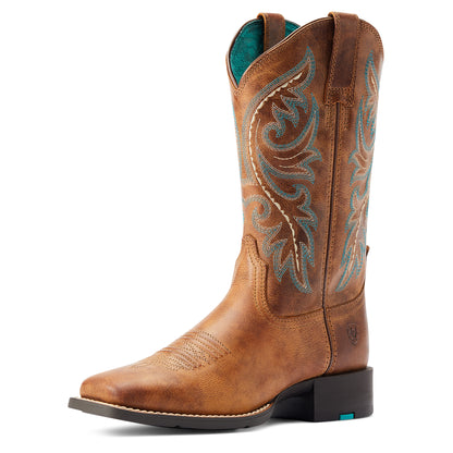 Ariat Women's Round Up with Zip Back
