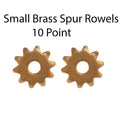 Small Brass Spur Rowels No. 15 - 5/8"