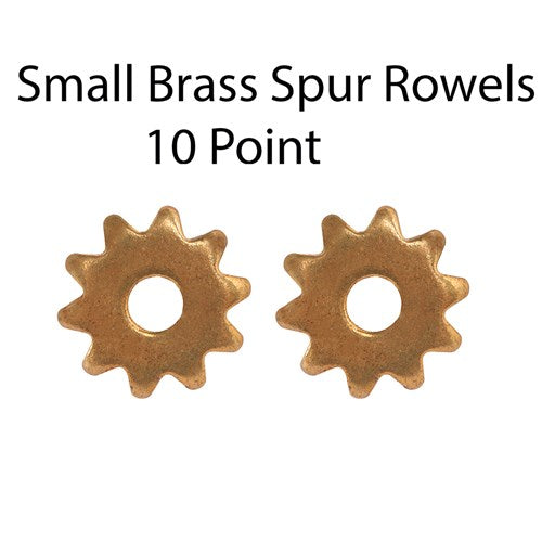 Small Brass Spur Rowels No. 15 - 5/8"