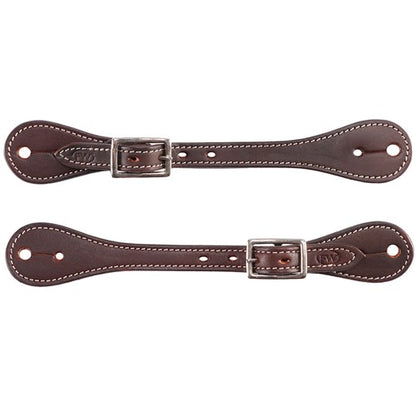 Fort Worth Western Ladies/Youth Spur Straps - Brown