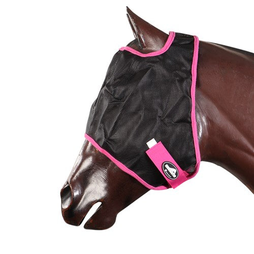 Showmaster Black Mesh Fly Mask - Full
