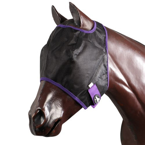 Showmaster Black Mesh Fly Mask - Full