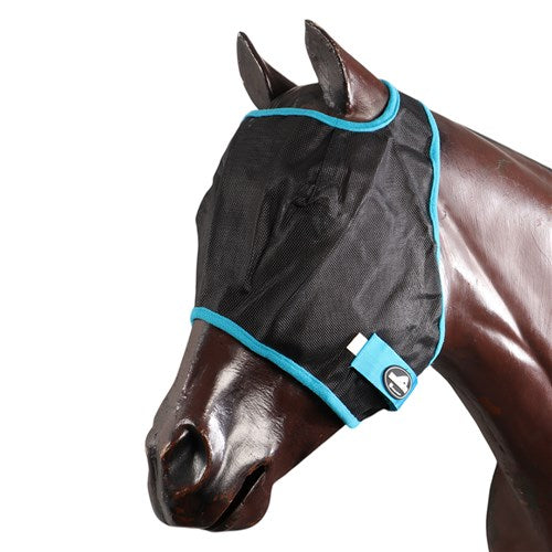 Showmaster Black Mesh Fly Mask - Full