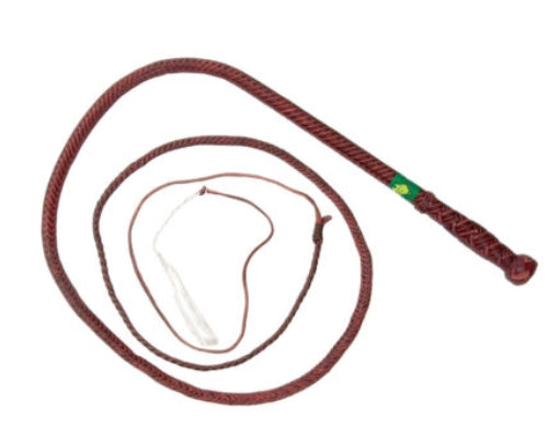 8ft Redhide Bull whips – 12 Plait