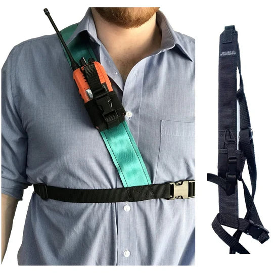 JB UHF Single Shoulder Harness - Adult Black