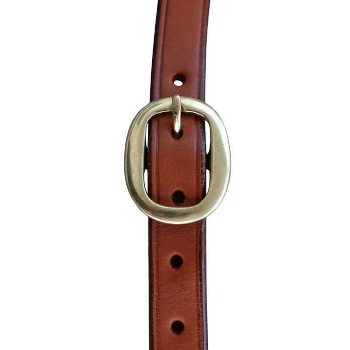 Rawhide Plait Breastplate - Chestnut