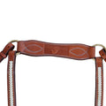 Rawhide Plait Breastplate - Chestnut