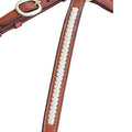 Rawhide Plait Breastplate - Chestnut