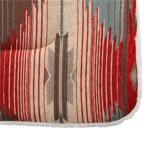 Weaver Contoured Saddle Pad Red/Tan
