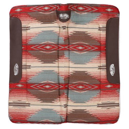 Weaver Contoured Saddle Pad Red/Tan