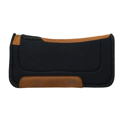 Weaver Work Felt Centre Saddle Pad - Black