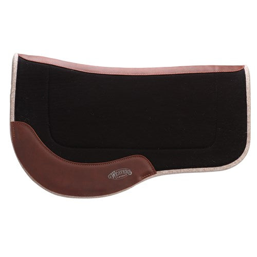 Weaver Trail Gear Felt Saddle Pad Black H9
