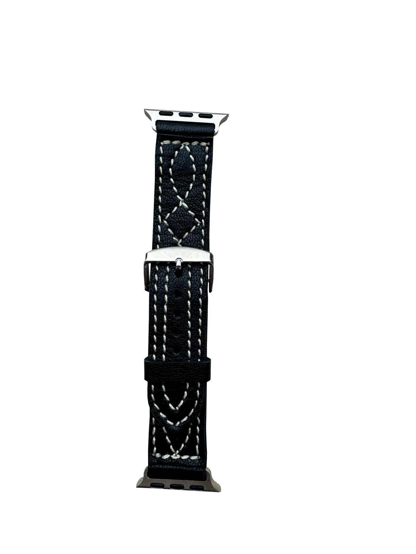 Apple Watch Strap Boot Stitch Leather – Tan 42/44/45mm - Large