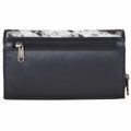 New York Ladies Cowhide Wallet in Brown & White