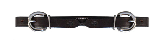 Golden Tan Curb Strap with Silver Buckle Ends