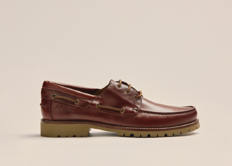 Hamilton Mens Boat Shoe - Brown