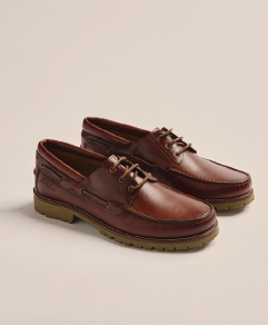 Hamilton Mens Boat Shoe - Brown