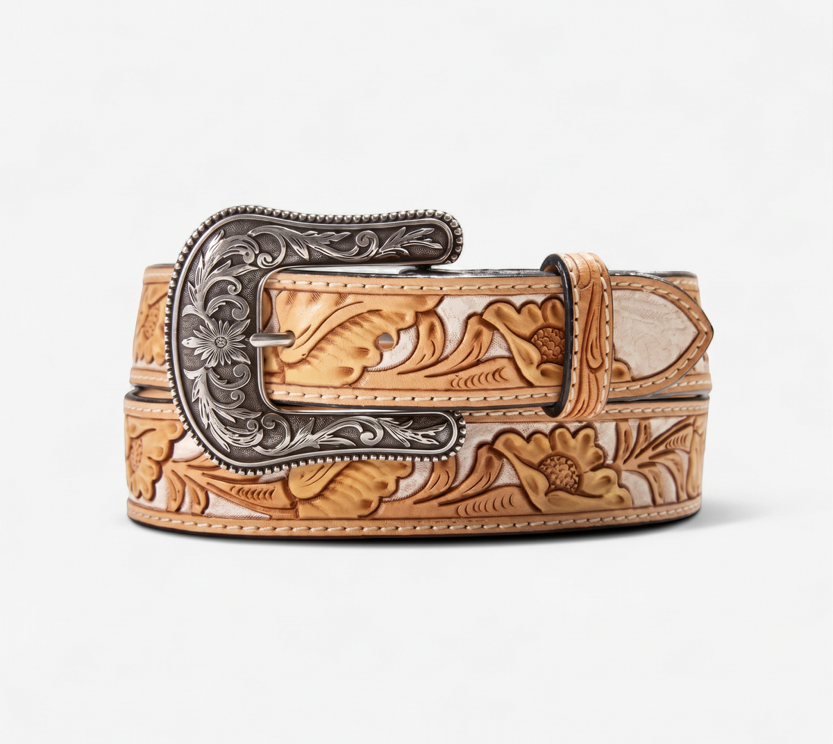 Ariat Women's Metallic Flowers Belt