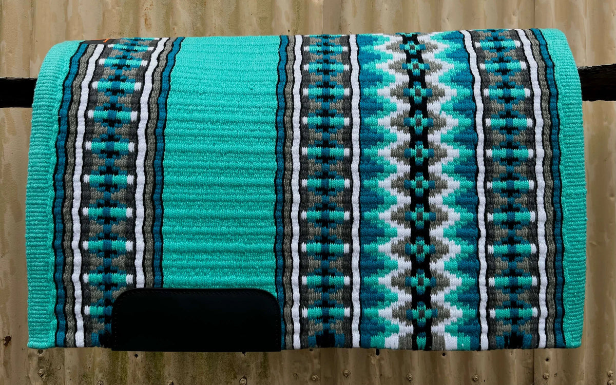 Minty Saddle Blanket