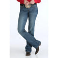 Cinch Ada Ladies Jeans - Cream & Khaki Stitching
