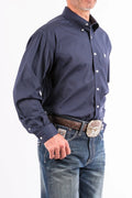 Cinch Men's Long Sleeved Shirt - Navy