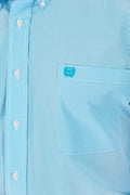 Cinch Men's Longsleeve Shirt - Light Blue