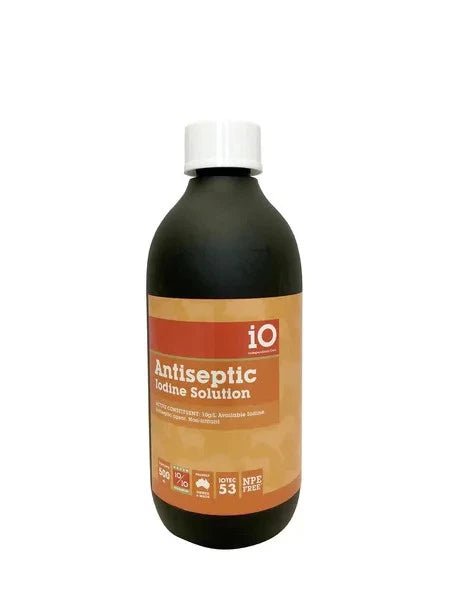 iO Antiseptic Iodine Solution 500ml