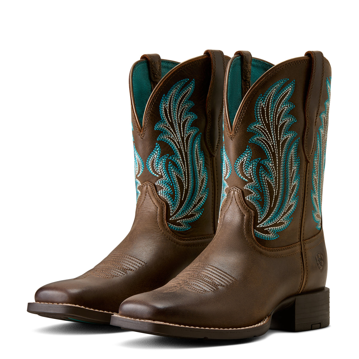 Ariat Women's Round Up Filly Wide Square Toe Western Boot