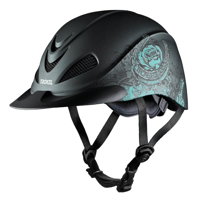 Troxel Helmet - Rebel Rose Turquoise