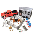 24 Piece Truck & Horse Trailer Playset