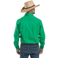 Just Country Cameron 1/2 Button Workshirt - Ivy Green