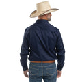 Just Country Cameron 1/2 Button Workshirt - Navy