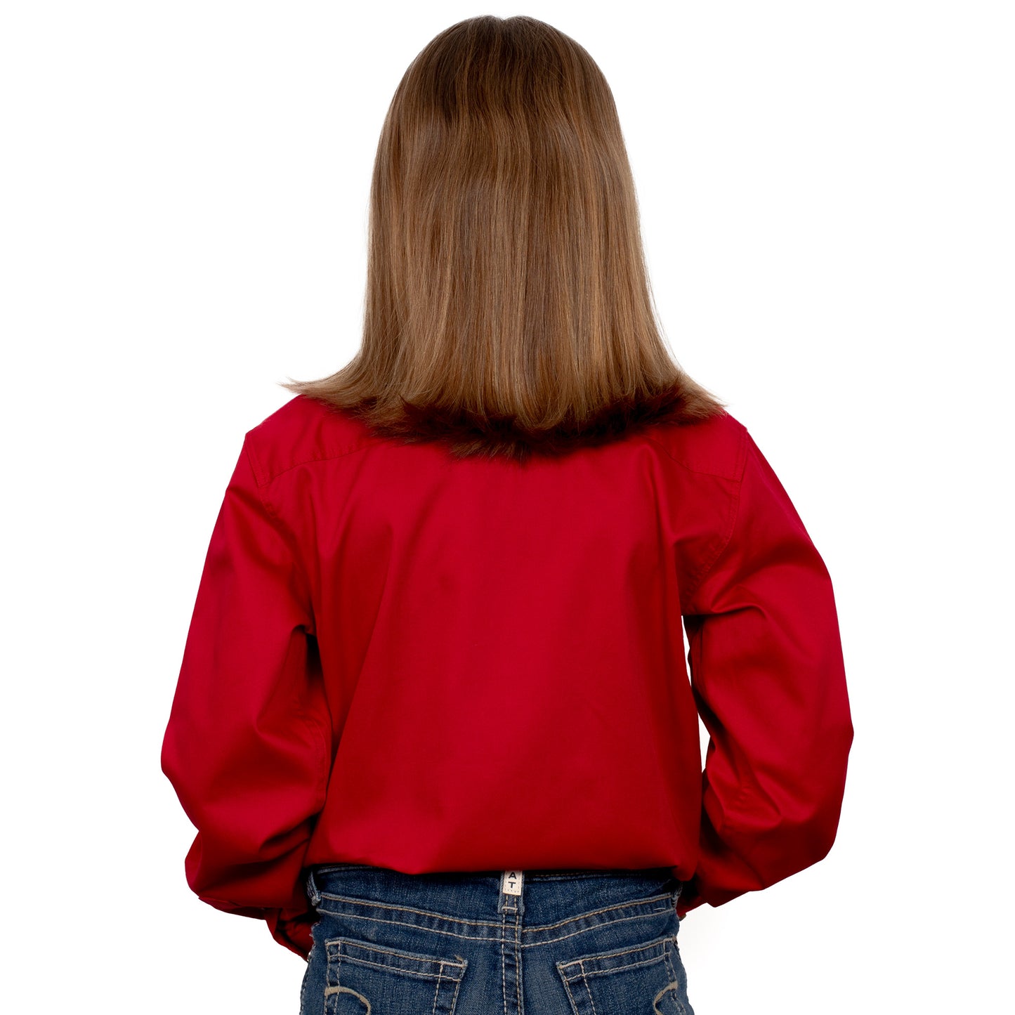 Just Country Kenzie 1/2 Button Workshirt - Chilli