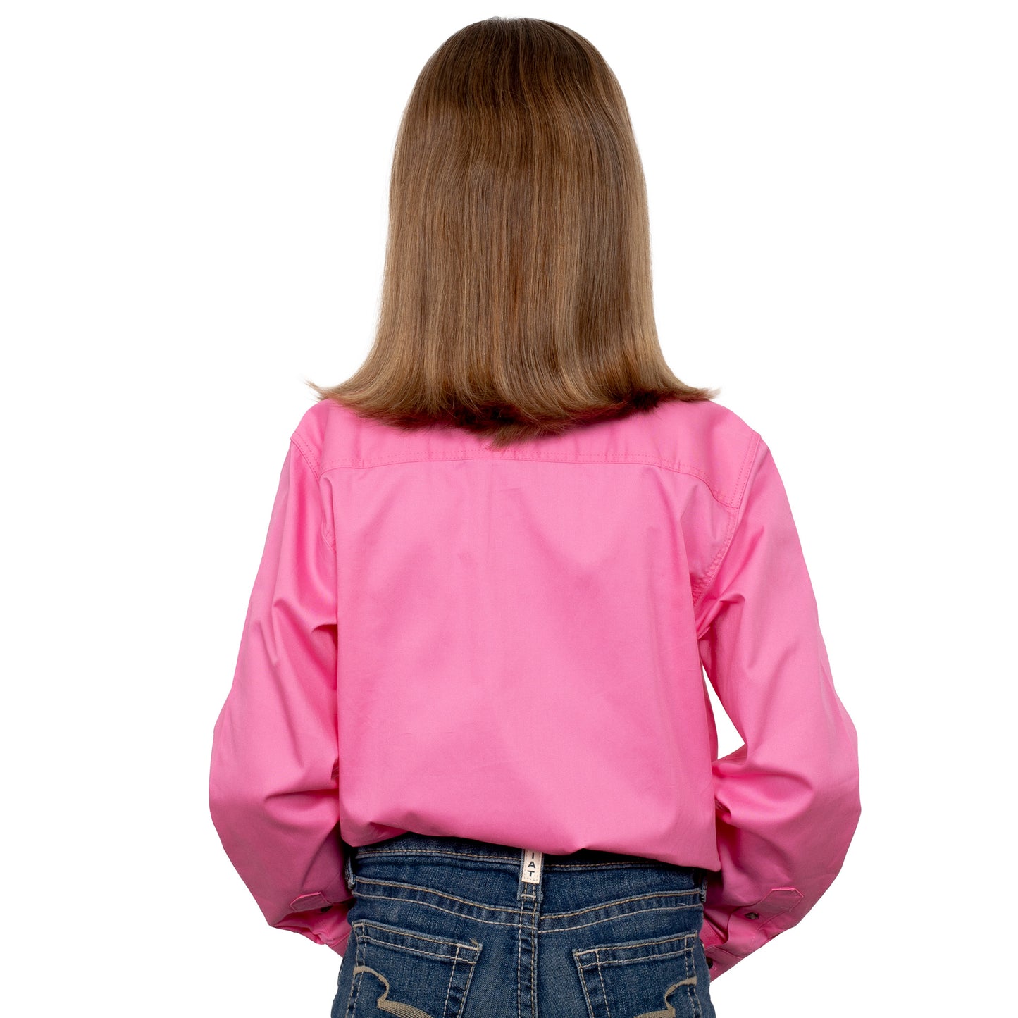Just Country Kenzie 1/2 Button Workshirt - Rose
