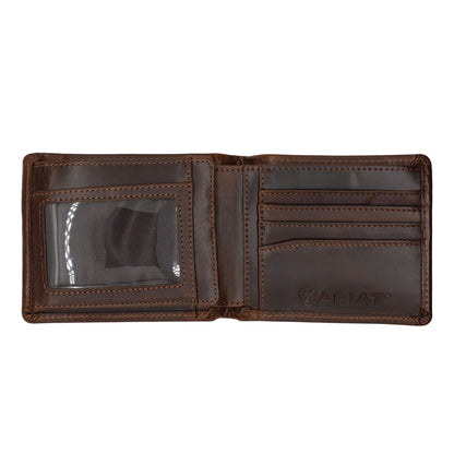 Ariat Bi-Fold Rich Brown Wallet