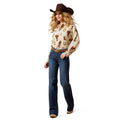 Ariat Women's Homestyle Shirt - Rodeo Spur Print